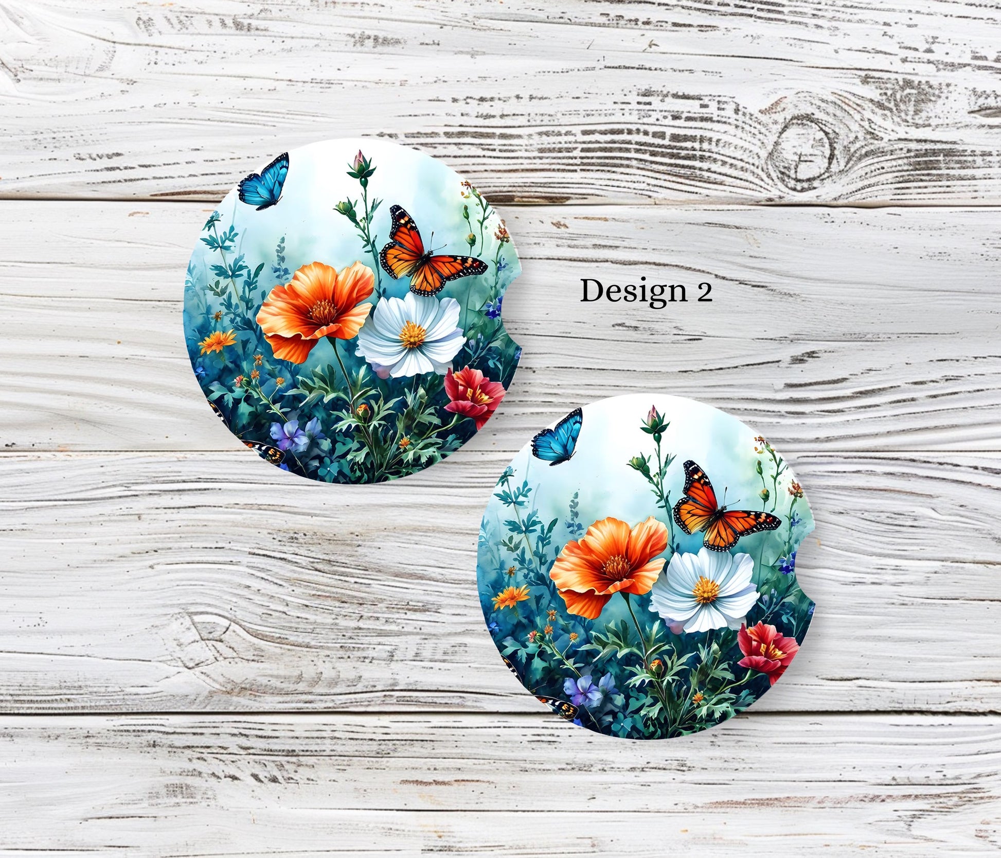 Flowers_Butterflies_Car_Coasters