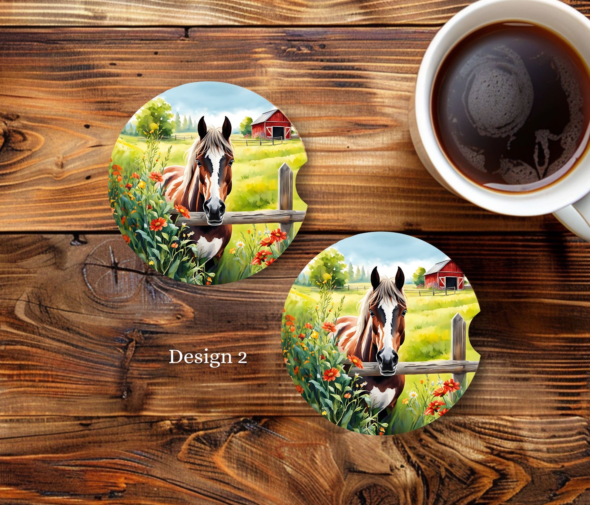 Horse Car Coasters