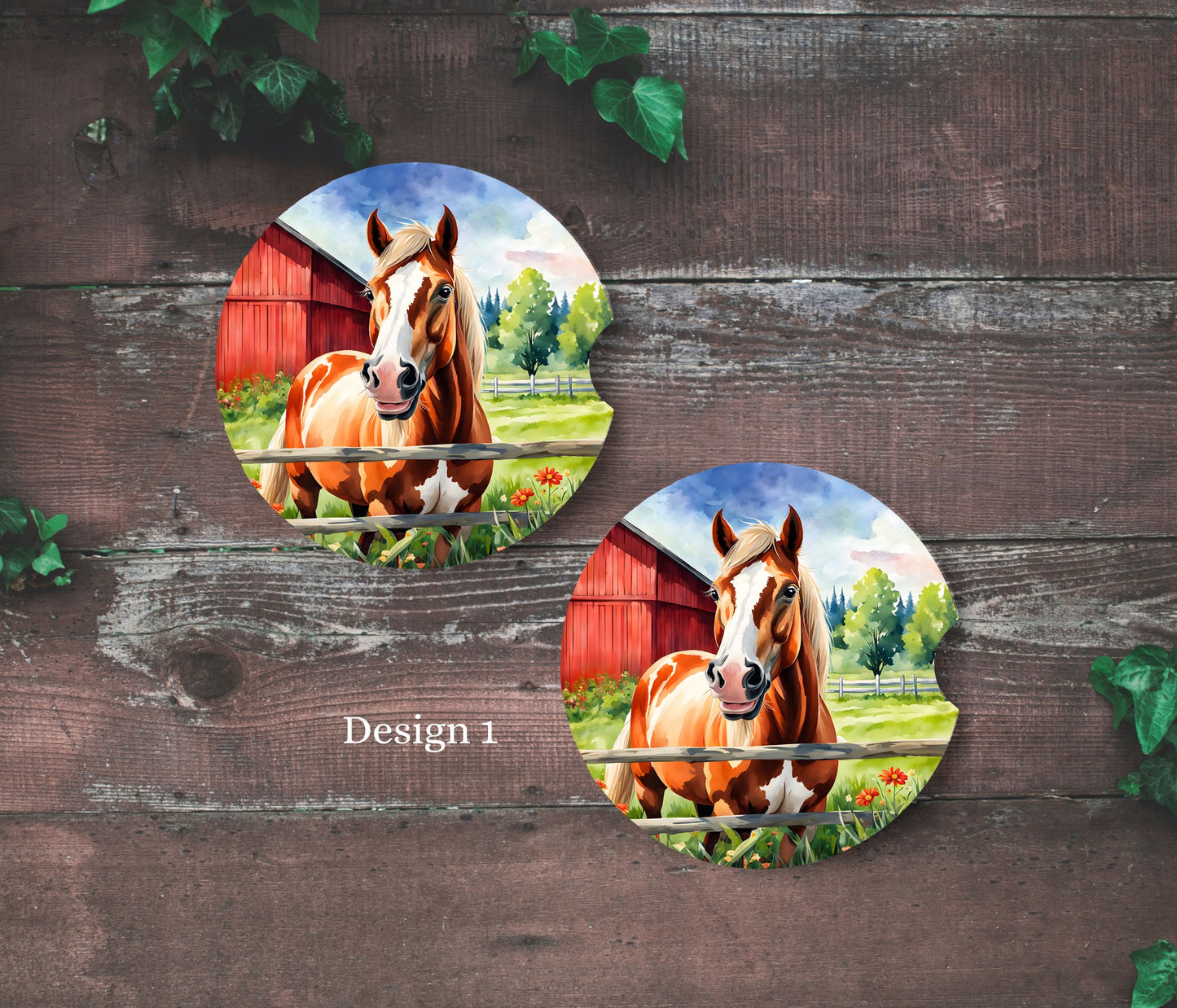 Horse Car Coasters