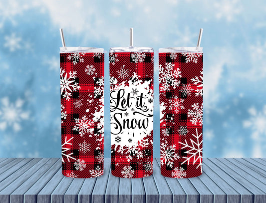 Let it Snow Tumbler Becca’s Banging Designs 