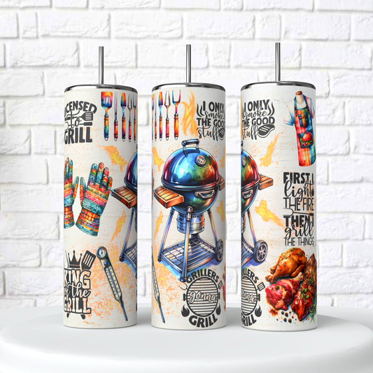 Licensed to Grill Tumbler Becca’s Banging Designs 